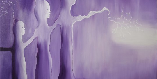 Tres olladas (81 x 100 cm) Óleo sobre Lienzo.