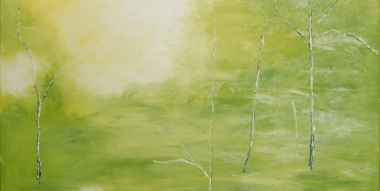 Corazón (73 x 92 cm) Óleo sobre Lienzo.