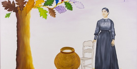 OLEIRA DOLORES (80 x 120 cm) Óleo sobre Lienzo.