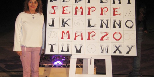 CAPITULARES para libro "Sempre marzo"