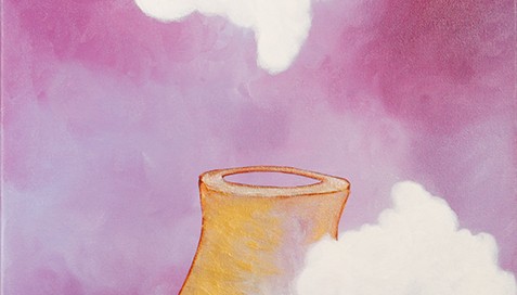 CIELO VIOLETA (40 x 80 cm) Óleo sobre Lienzo