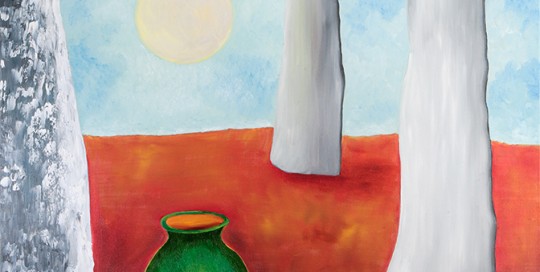 TRES TRONCOS (70 x 90 cm) Óleo sobre Lienzo